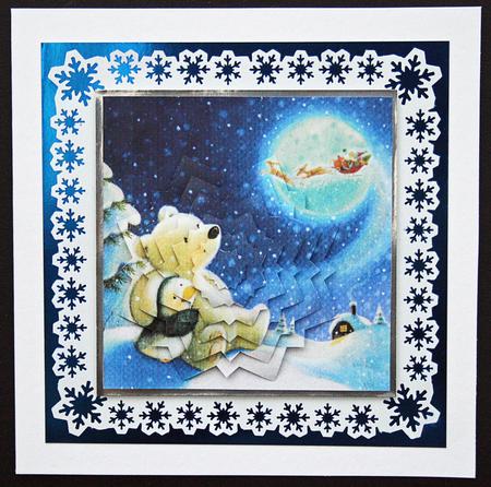Cute Polar Bear & Penguin, Star Pyramid by Carol Bath 