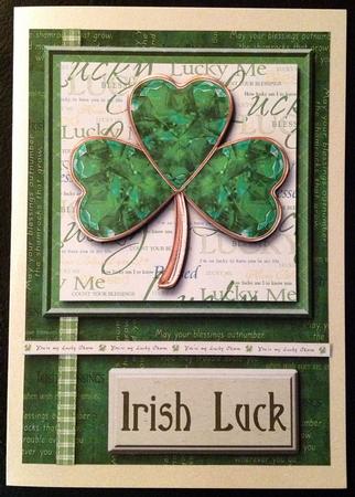 A5 Irish Luck Decoupage Kit + Insert by Carol Bath 