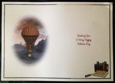 The Great Balloon Race Blank Insert by Carol Bath 