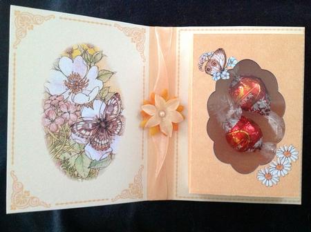 Flower and Butterfly Combi Card Box Handcut Version by Carol Bath 