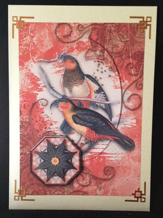 Vintage Birds 4.3, Tropical Birds 2 by Carol Bath 