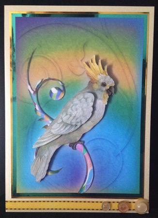 Vintage Birds 12, Cockatoo by Carol Bath 