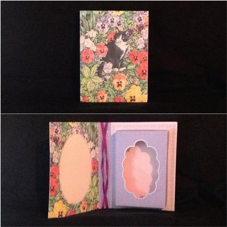 Cat Combi Card Box Handcut by Carol Bath 