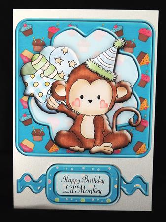 Happy Birthday Lil' Monkey by Carol Bath 
