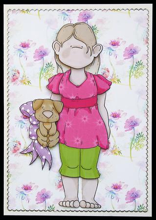 Watercolour Flowers Backing Paper by Carol Bath 