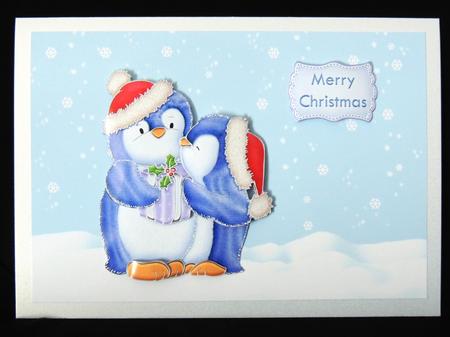 Two Pastel Hued Christmas Snow Backgrounds by Carol Bath 