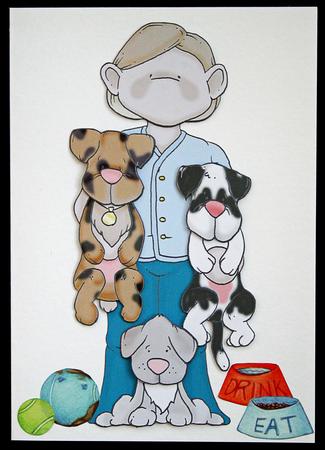 Doggy Doodles Large Image by Carol Bath 