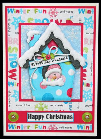 Seasons Tweetings! Decoupage Card Front by Carol Bath 