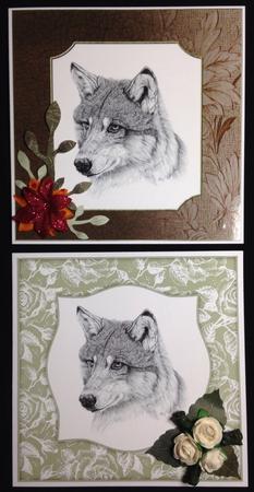Wolf Head in Pencil by Carol Bath 