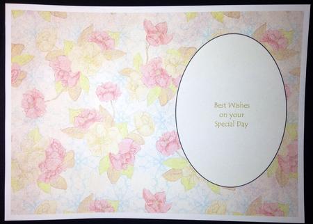 Vintage Floral Insert 13 by Carol Bath 