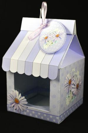 3D Daisies Milk Carton Cupcake or Treat Box Mini Kit by Carol Bath 
