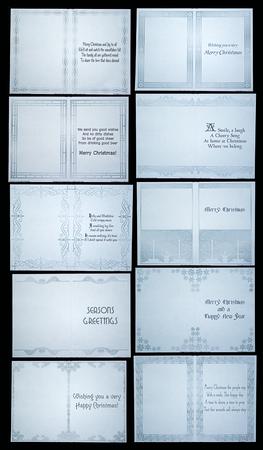 A5 Christmas Sentiments and More Insert Pack by Carol Bath 