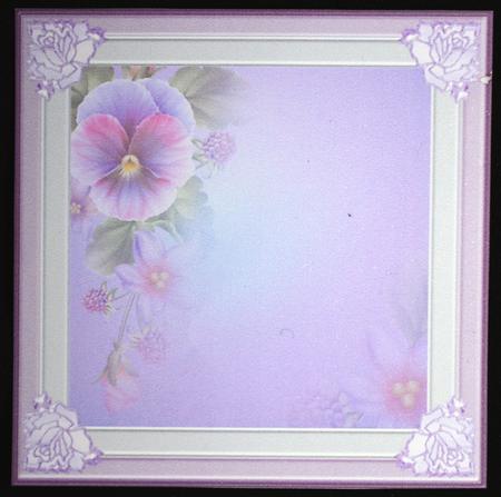 Vintage Ladies 5x5ins Inserts x 2 by Carol Bath 
