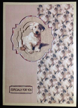 Vintage Puppy Dog Pyramid Topper Bumper Kit by Carol Bath 