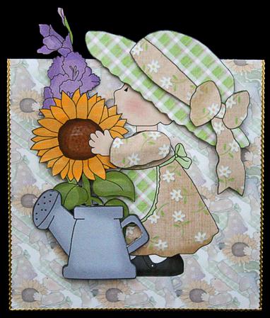 Flower Girl Over the Edge by Carol Bath 