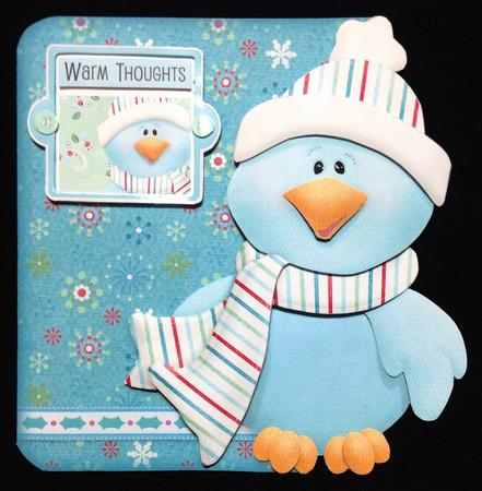 Season?s Tweetings Shaped Fold Card Kit by Carol Bath 