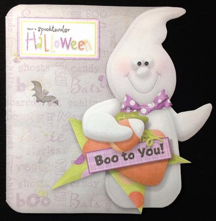 A Spooktacular Halloween Shaped Fold Card Kit by Carol Bath 