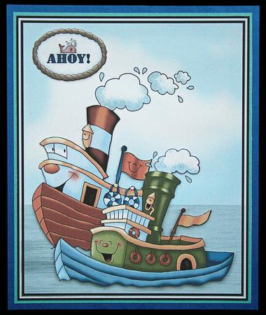 Cute Tugs 5 by Carol Bath 
