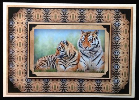 Two Tigers Quick Card by Carol Bath 