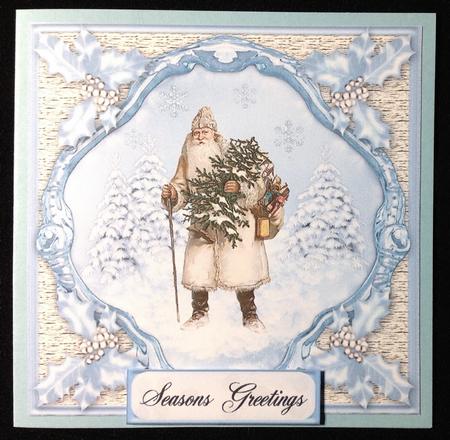 Vintage Santa Quick Card by Carol Bath 