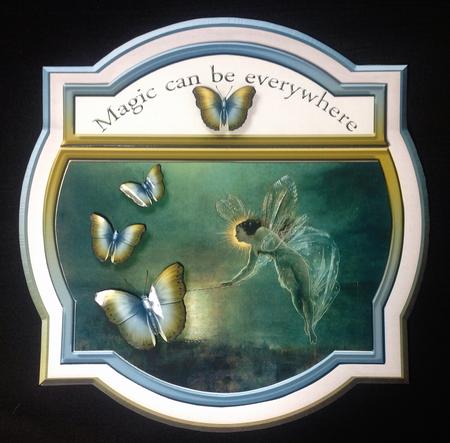 Shape Card with Gifttag Fairy by Carol Bath 