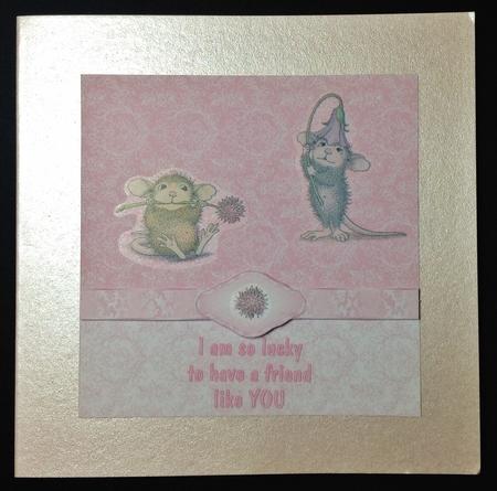 8in Pink Backing Paper by Carol Bath 