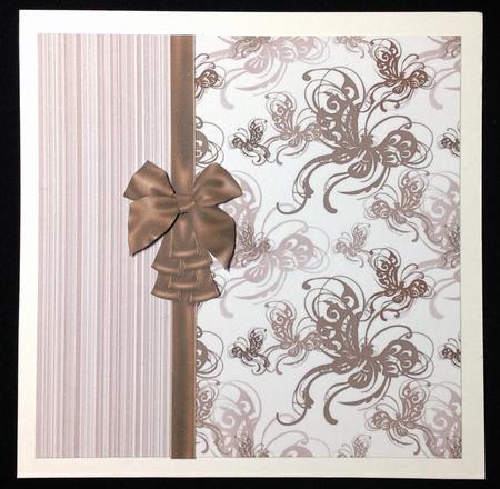 8in Backing with Butterflies in Browns Featured Gallery Photo