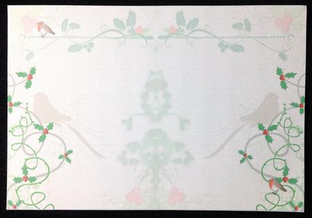 Holly and Robins on Fauxbrown Paper Featured Gallery Photo