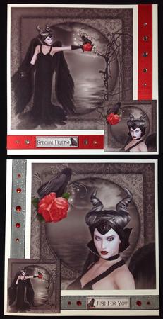 2 Dark Fairy Toppers by Carol Bath 