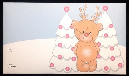 Rudolf Barclay Pink Christmas Money Wallet by Carol Bath 