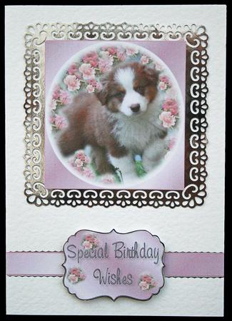 Beautiful Puppy Topper by Carol Bath 