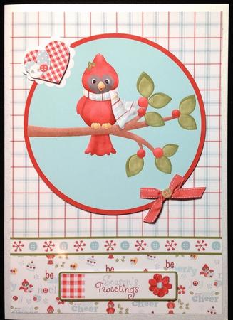 Seasons Tweetings Christmas Topper & Decoupage by Carol Bath 