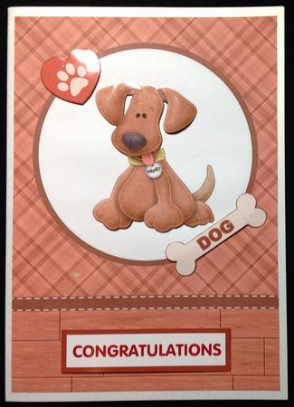 Cute Dog Topper & Decoupage by Carol Bath 