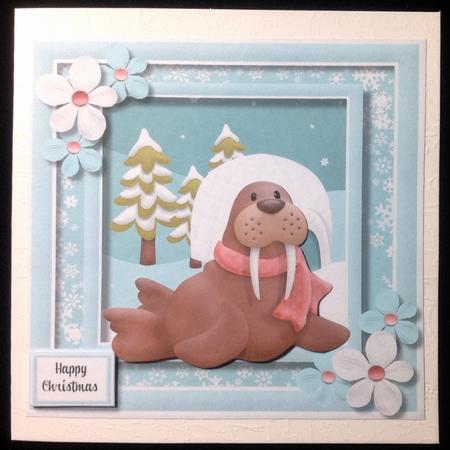 Wally Walrus Keeing Warm by Carol Bath 