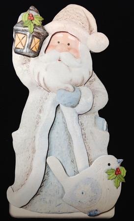 Shaped Card Mini-kit - Lantern Santa by Carol Bath 