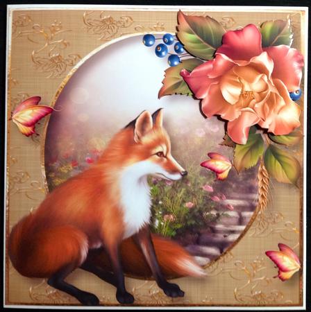 The Curious Fox 7x7 by Carol Bath 