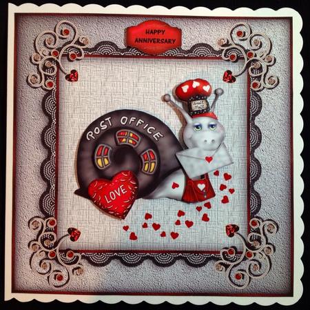 Snail Mail Love Letter Mk by Carol Bath 