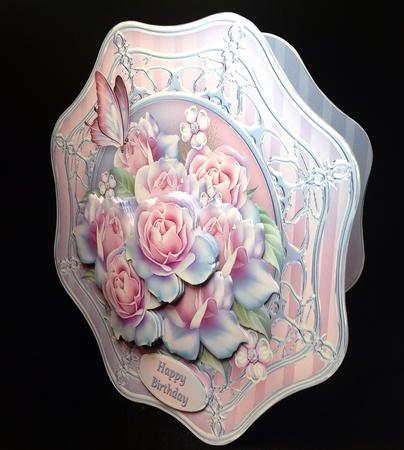 Pastel Roses Wavy Octagon Card Mini Kit by Carol Bath 