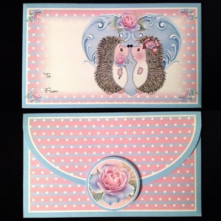 Mr & Mrs Hedgy Money Wallet by Carol Bath 