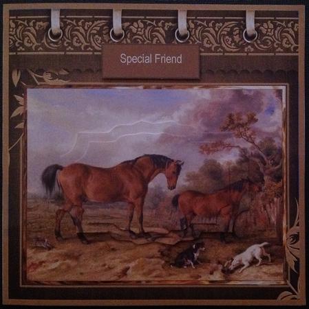 At the Farm Card, with Shaped Layers by Carol Bath 