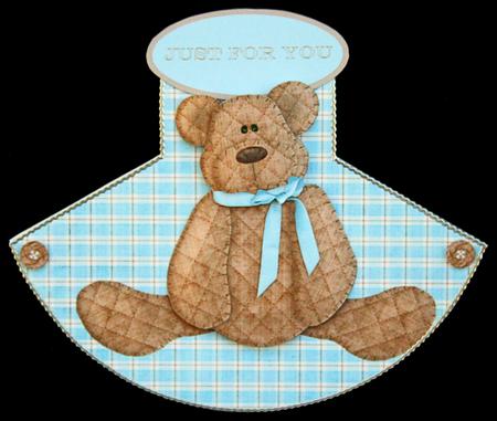 Beary Wishes Rocker Card by Carol Bath 