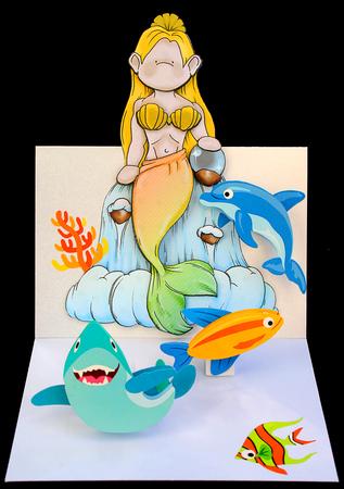 Mermaid Pearl Doodles by Carol Bath 