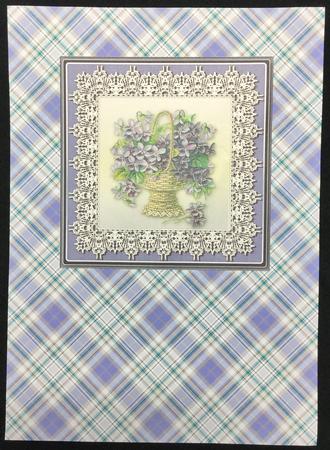 Plaid - Celebration Girl Pyramid Topper by Carol Bath 