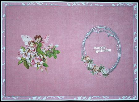 Vintage Fairies and Roses Insert by Carol Bath 