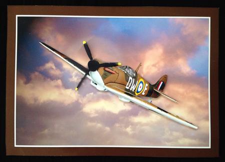 Spitfire in Stormy Skies by Carol Bath 
