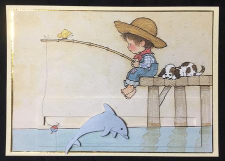 Fishing Penny Slide by Carol Bath 