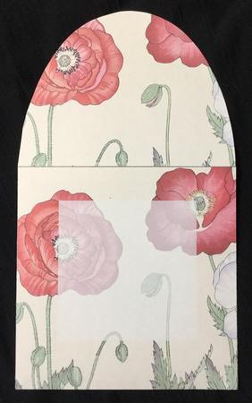 Red Poppy Large Blooms 8in Envelope Mini Kit by Carol Bath 