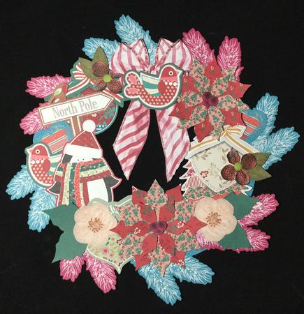 Winter Wonderland Design a 3D 8" x 8" Wreath by Carol Bath 
