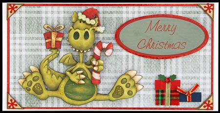 Christmas Dragon Step by Step by Carol Bath 