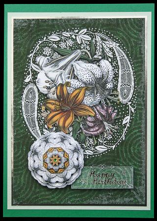 Vintage Floral 63 by Carol Bath 